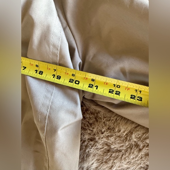 Vintage Reversible Hooded Rain Trench Coat with Cheetah Faux - Picture 17 of 17